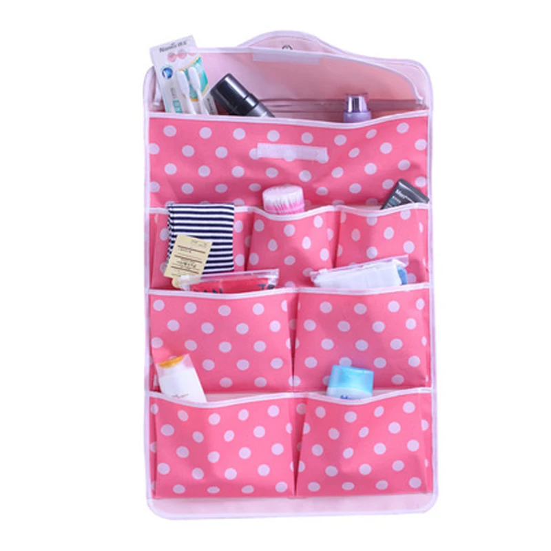 

Pattern Wall Mounted Wardrobe Organizer Sundries Storage Bag Jewelry Hanging Wall Pouch Hang Cosmetics Toys Organizer