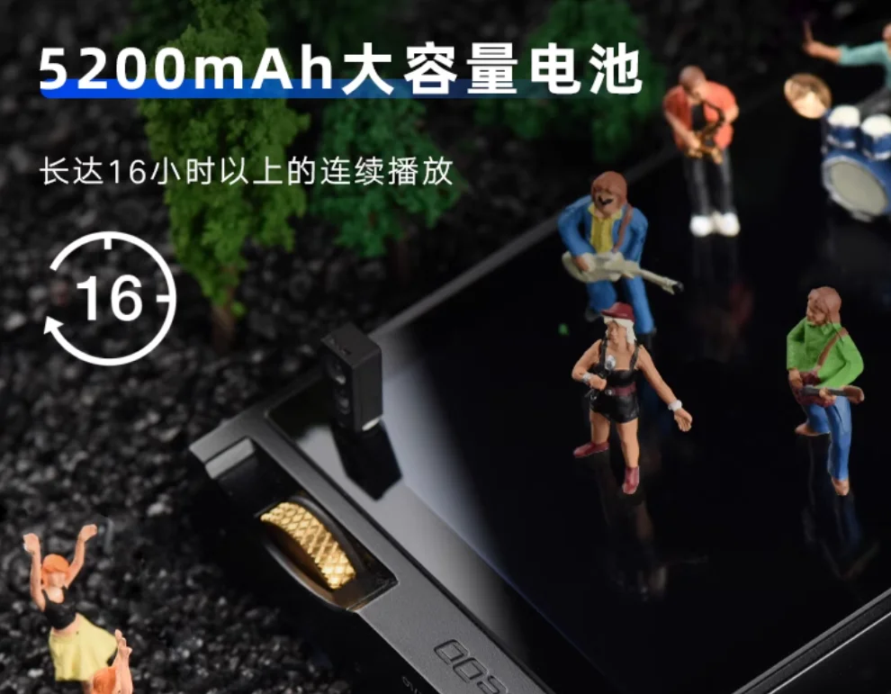 Lotoo PAW 6000 Little Ink Chrysanthemum Bluetooth HiFi Android Музыкальный плеер Серьги-декодирование