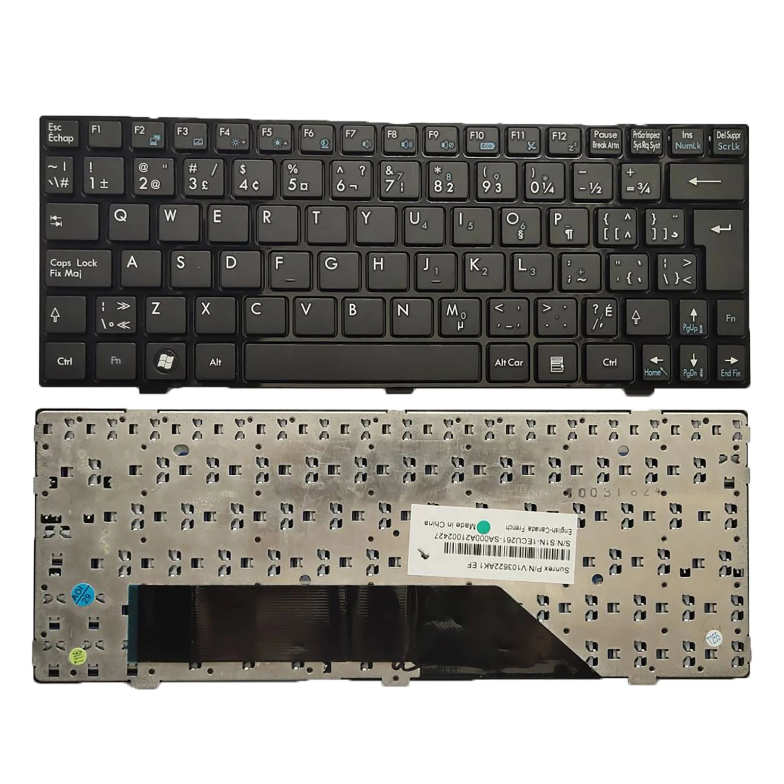 

Для MSI Wind U135 U135DX U160 S1N-1EHB291-SA клавиатура CF канадский французский