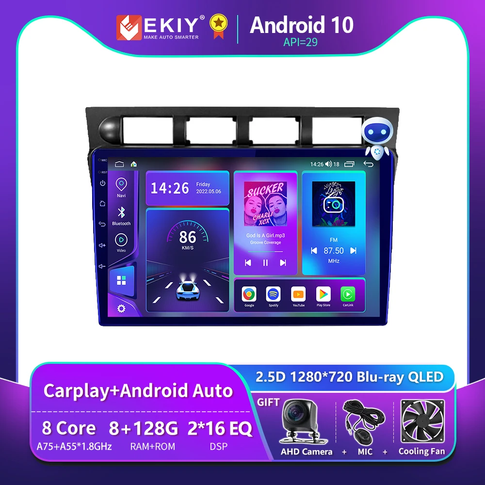 

EKIY T900 Android 10 Auto Radio For Kia Morning Picanto 2004 - 2007 Car Stereo Multimedia Video Player BT Navigation GPS 2Din HU