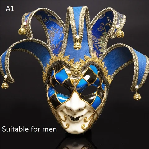 Маскарадный шар Джокер трещина маска для женщин/мужчин музыкальная Венецианская Праздничная маска Хэллоуин/Свадьба Марди Гра маска Праздничная маска