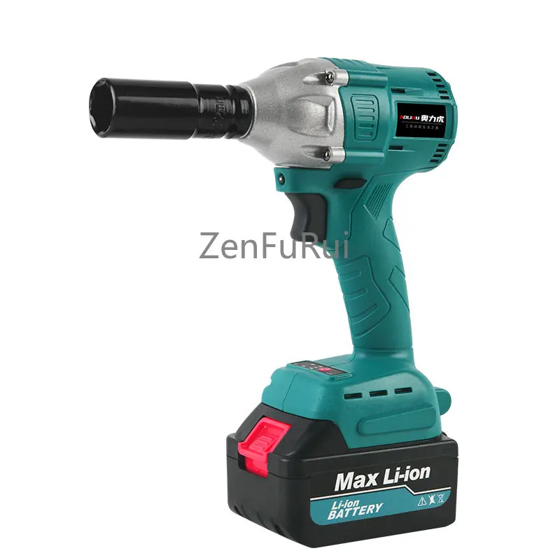 

Brushless Electric Wrench Large Torque Multi-Purpose Auto Repair Hand Rack Rechargeable Lithium Impact Electric Wrench Wind