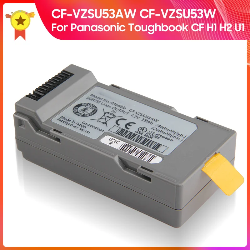 

Replacement Battery CF-VZSU53W CF-VZSU53AW for Panasonic Toughbook CF H1 H2 U1 100% New Battery 3400mAh