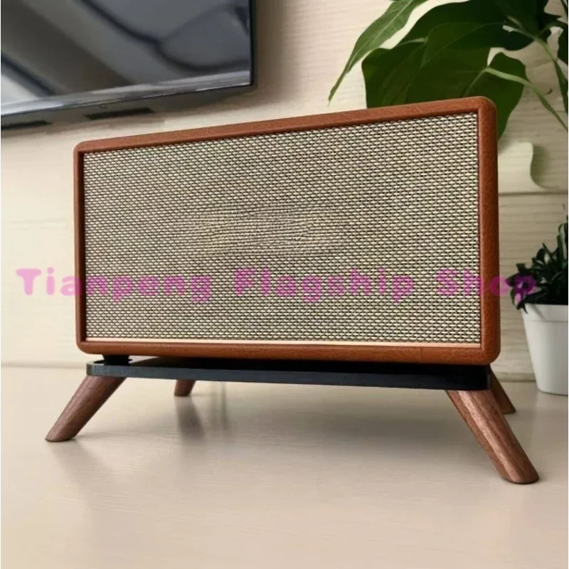 Фото Усиленная подставка из массива дерева для колонок Marshall Acton/Stanmore/Woburn 1/2/3: ударопрочная, нескользящая, для настольного аудиооборудования №2