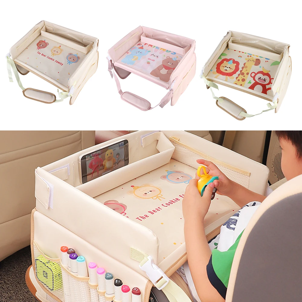 Мультяшный поднос для автомобильного сиденья автомобильный обеденный стол