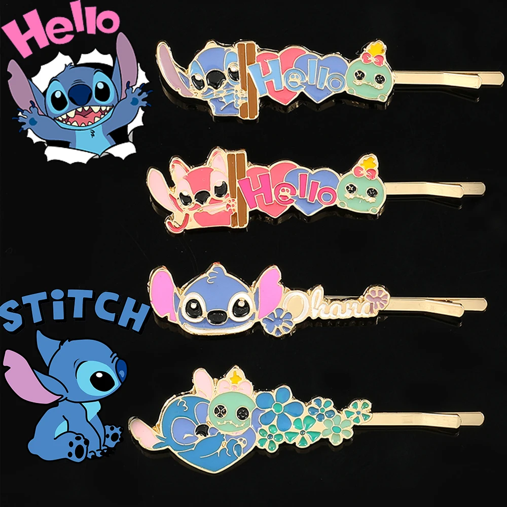 

Anime Lilo & Stitch Metal Hair Clip Cartoon Cute Stitch Collection Charm Hairpin Fashion Women Jewelry Hair Accessories Toy Gift