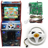 diy arcade cabinet children 31 in 1 game machine kit part with fire car racing game board flashing steering wheel wiring harness