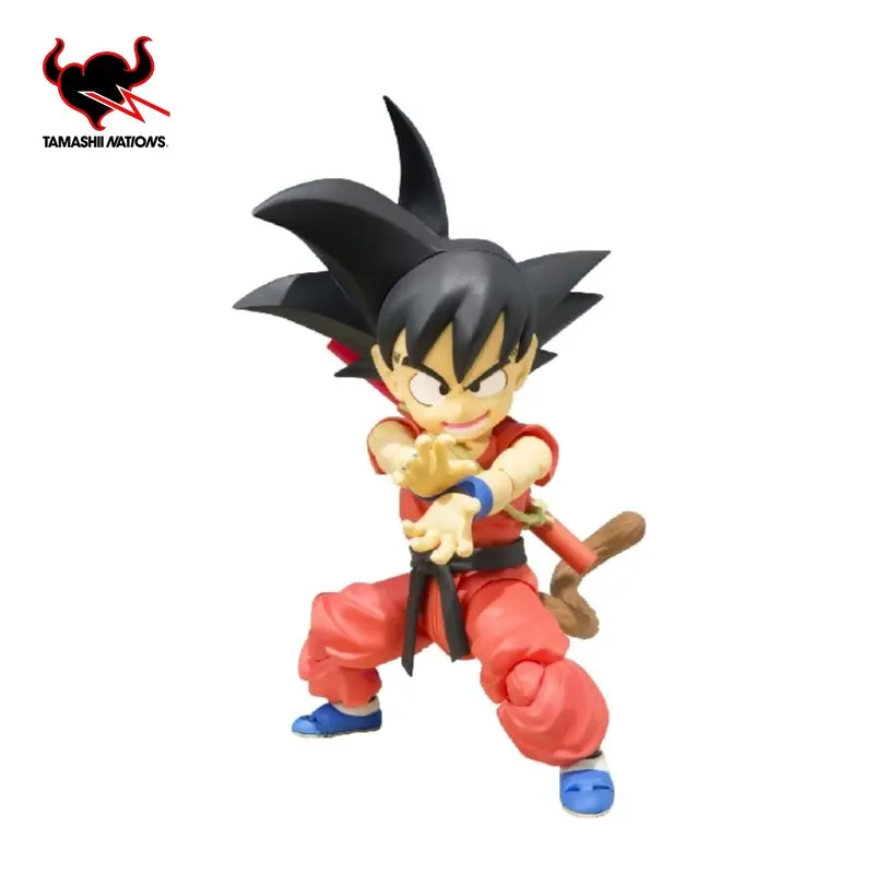 

TAMASHII NATIONS Anime Figure Bandai S.H. Figuarts Kid Goku Dragon Ball Model Collectible Toys Halloween Gift