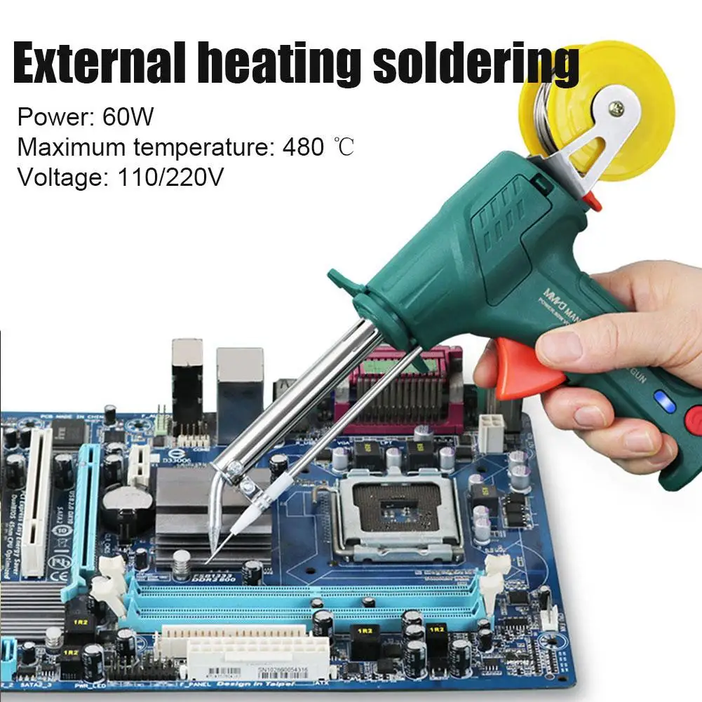 Высококлассный паяльный пистолет 110 В/220 В 60 Вт 80 Регулируемый Электрический