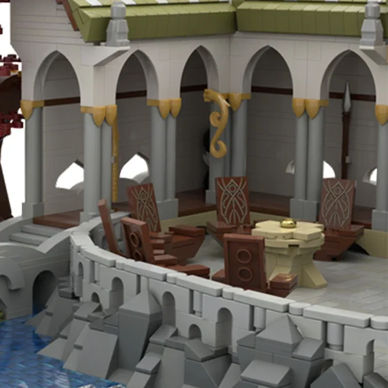 Конструктор Король колец Moc Модульные строительные блоки конструктор Совет