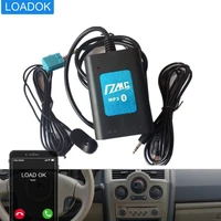 dmc car bluetooth 5 0 a2dp usb drive microphone radio music audio cd changer aux input adapter cable for renault updatelist