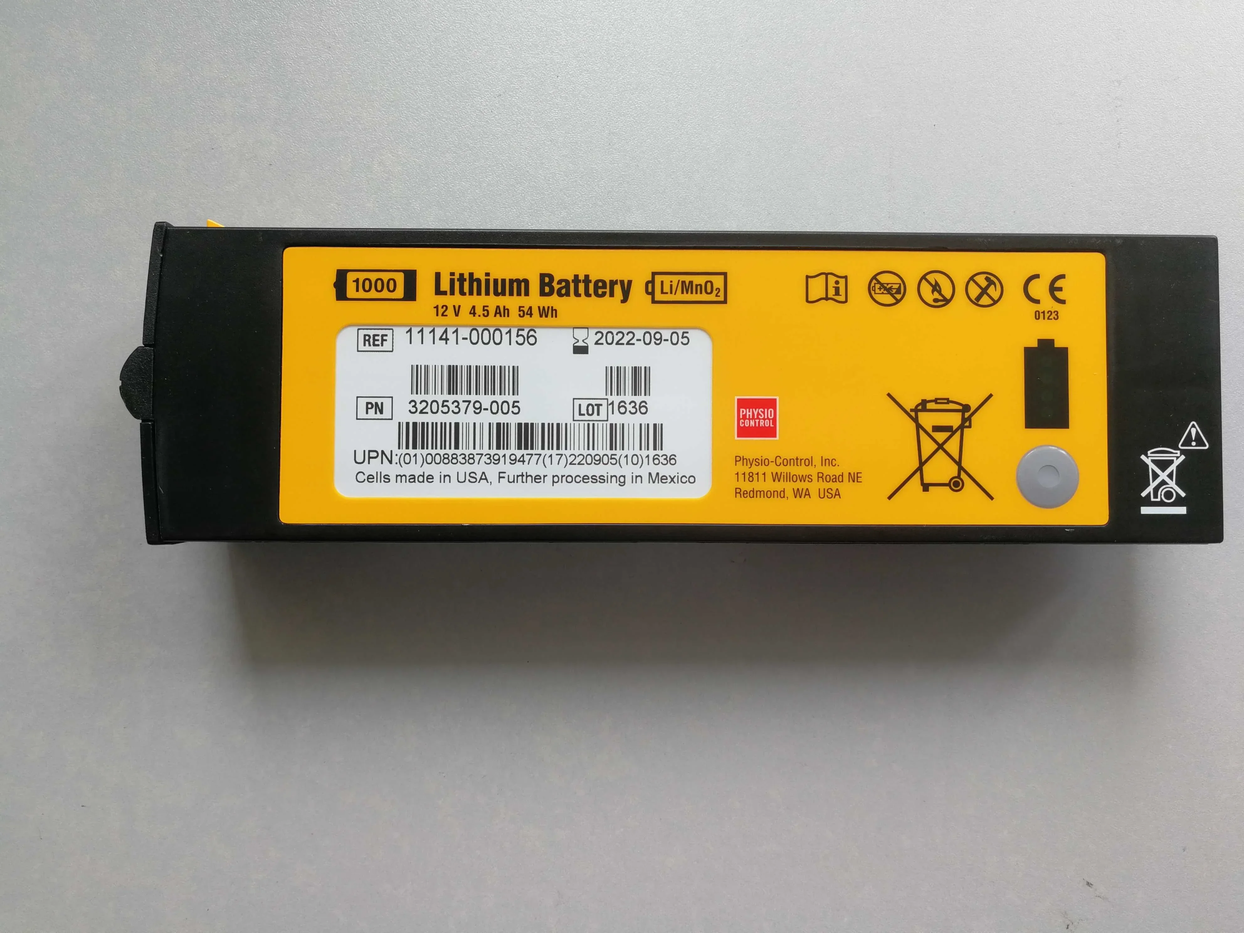 Батарея для дефибриллятора Lifepak 1000