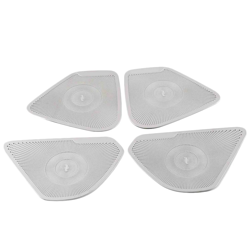 

Для Citroen C5 Aircross 2017-2021 нержавеющая панель двери автомобиля громкий динамик колонка крышка отделка рамка стикер литье аксессуары