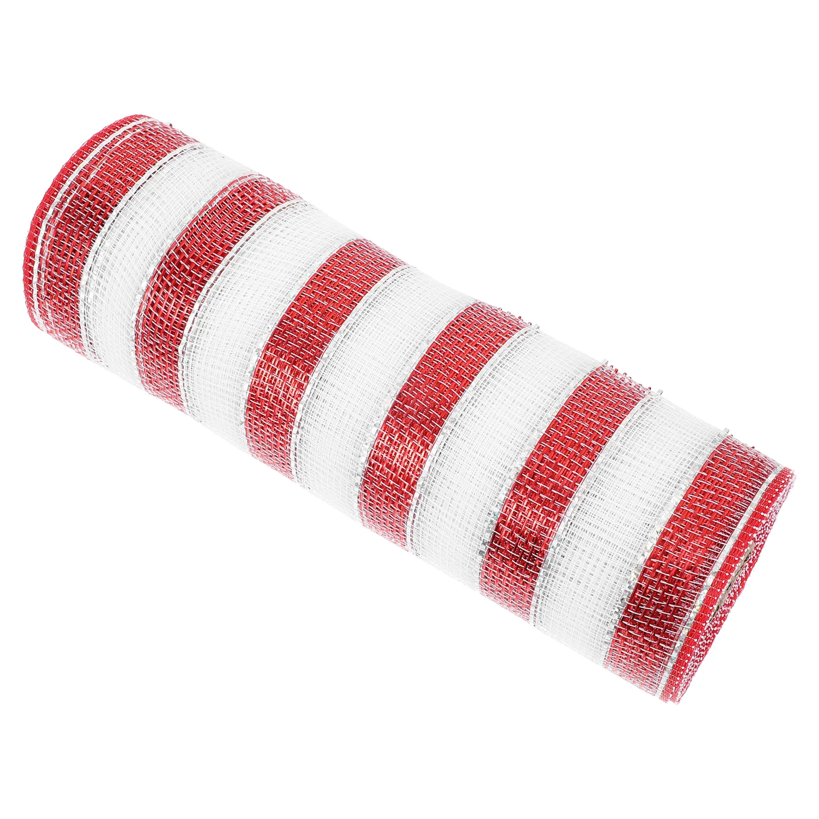 

1 Roll Polyester Gift Ribbons Roll 26cm Mesh Wired Ribbon Holiday Party Ribbons Craft Flower Bouquets Ribbon for DIY Craft