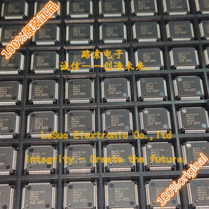 

5pcs original new GD32F103RBT6 GD32F103 LQFP64 32-bit microcontroller