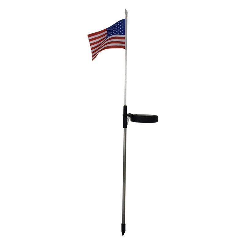 

Solar American National Led Light Landscape Lamp Crafts Party Supplies for Garden Yard Patio Decoration Crafts
