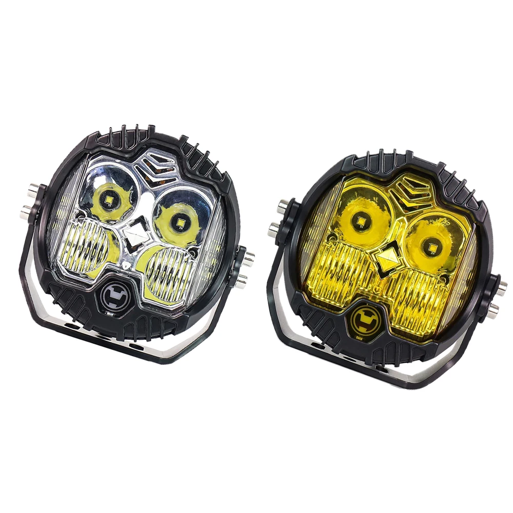 

5'' 50W 4LED Offroad Lights Side Shooter LED Pod Lights Combo Beam lP68 Waterproof Fog Lights for Jeep 4x4 Truck Pickup SUV