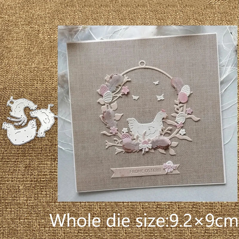 XLDesign Craft Metal Cutting Die cut dies 3pcs Chicken decoration scrapbook Album Paper Card Craft Embossing die cuts