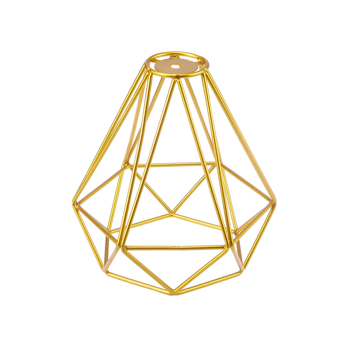 

1PC Light Racks Bridcage Design Clip On Lamp Shades Vintage Chandelier Lamp Shades for Hotel Restaurant Home(Gold)