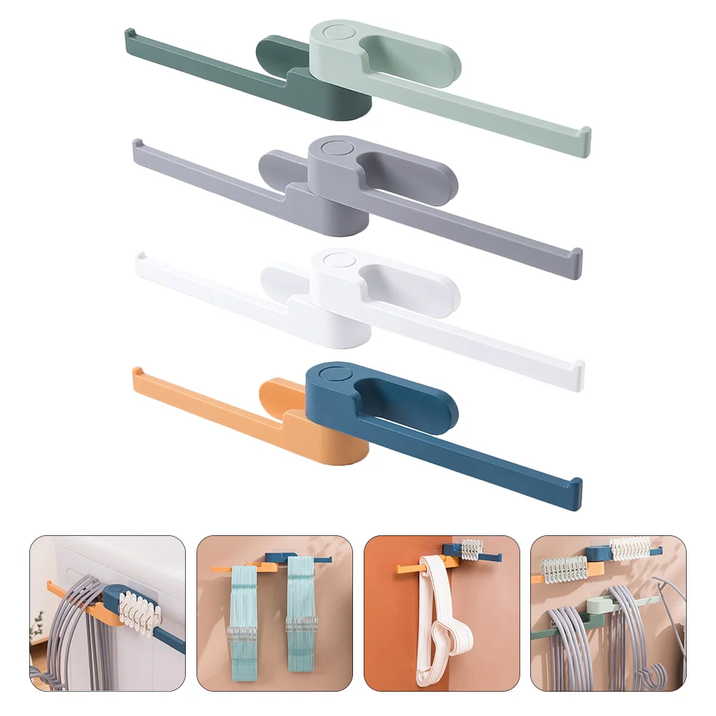 4-х шт. настенная вешалка для полотенец полка хранения шайба серые вешалки пальто