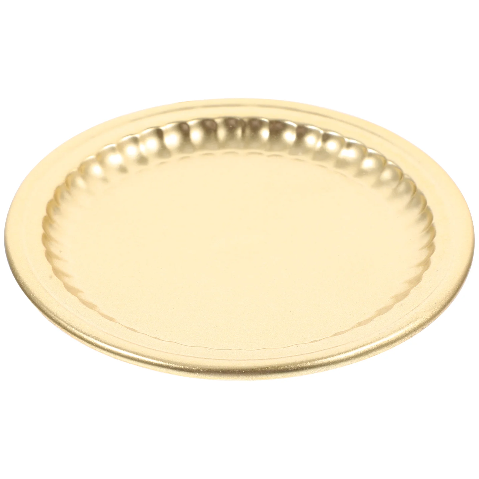 

Tray Plate Trays Plates Metal Dish Holder Storage Snacks Jewelry Gold Decorative Serving Party Round Dessert Pillar Wedding