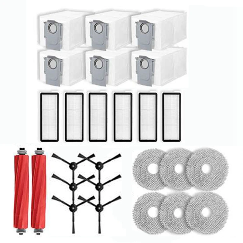 Для Roborock Qrevo S Pro MaxV Детали робота-пылесоса Основный ролик Боковая щетка Hepa-фильтр
