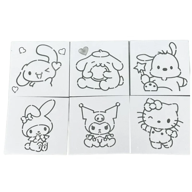 Милый ажурный шаблон Hello Kitty Kuromi Cinnamoroll моя мелодия мультфильм Сделай Сам
