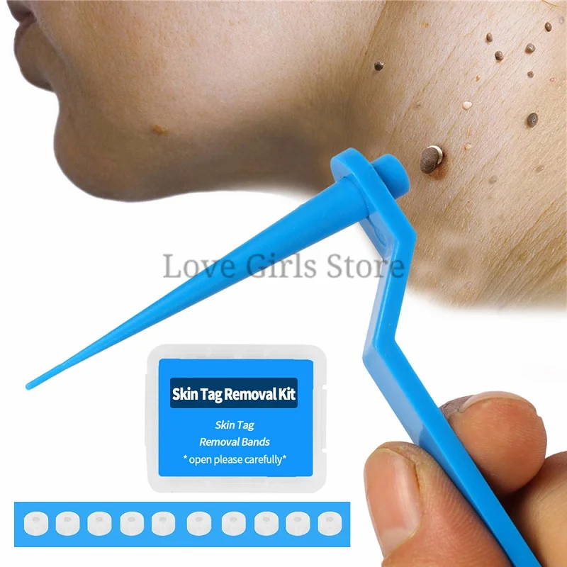 

Синий набор для удаления этикеток для кожи, домашнее устройство для бритья родинок, микро-этикетка для кожи, инструмент для лечения и легкой...