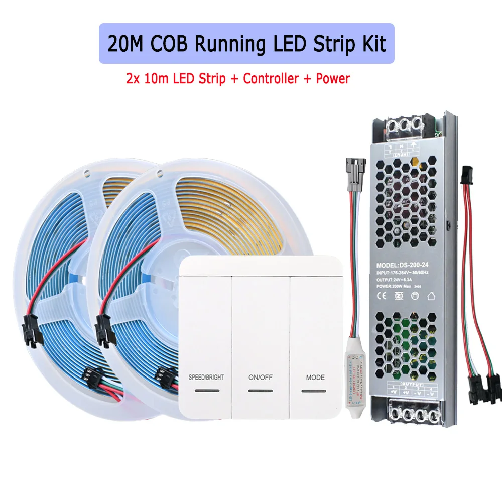 

COB светодиодная лента 24В для гонок на лошадях