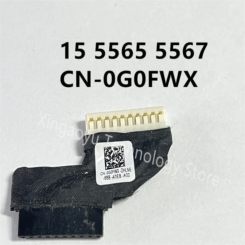 

Оригинал для Dell Inspiron 15 5565 5567 замена кабеля разъема аккумулятора P/N:DC02002MM00 0G0FWX G0FWX