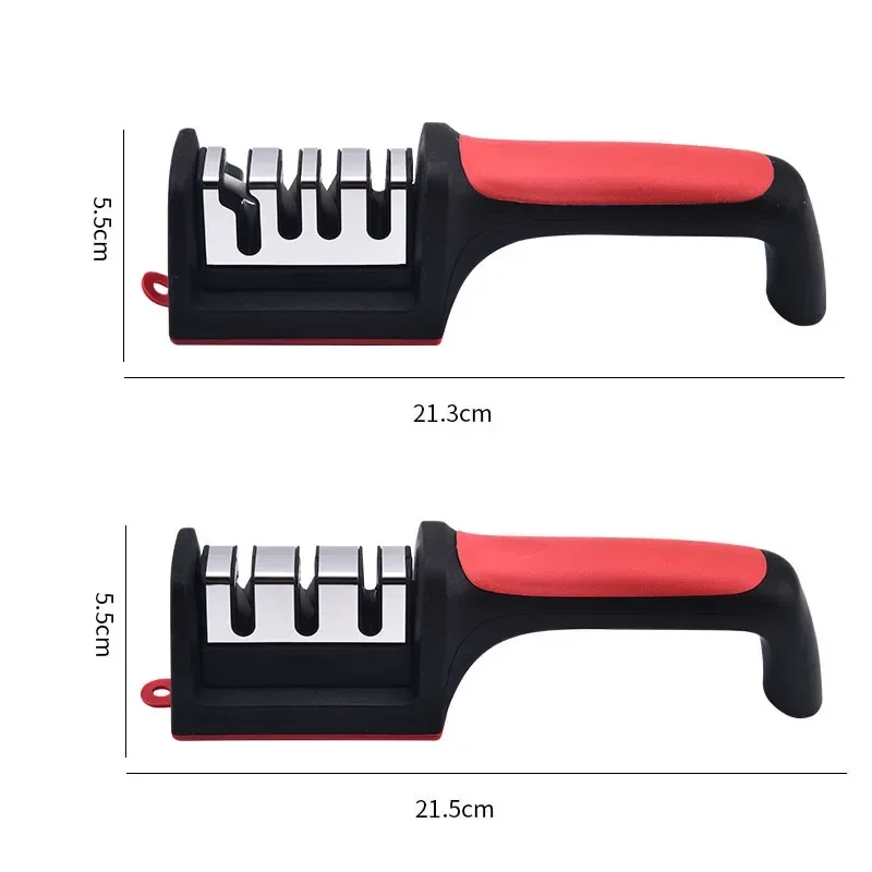 Точилка для ножей с нескользящей основой 3/4 сегментов