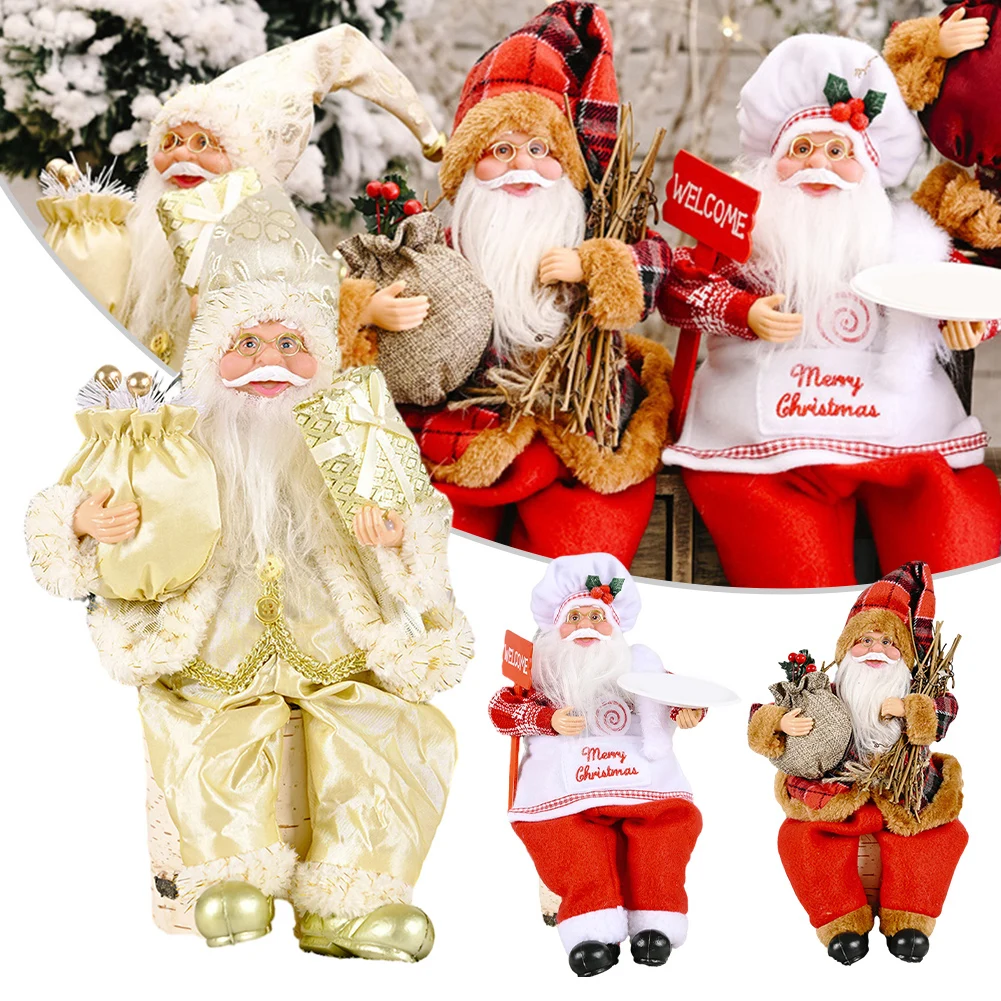 1 шт. рождественские гномы плюшевая кукла Санта-Клауса декор Xmas-Gonk подарки