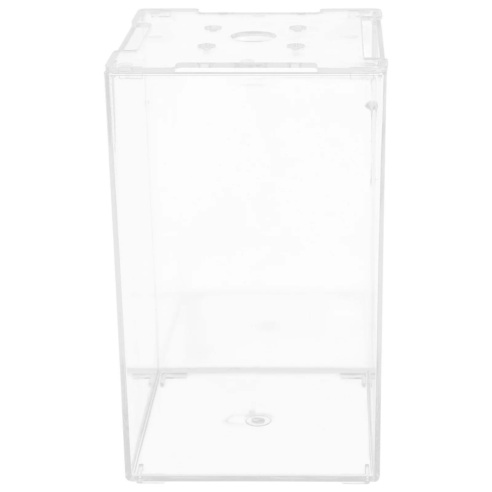 

Tank Aquarium Box Terrarium Betta Goldfish Bowl Delicate Transparent Tabletop Square Hatching Isolation Hatchery Bucket Vase Ice