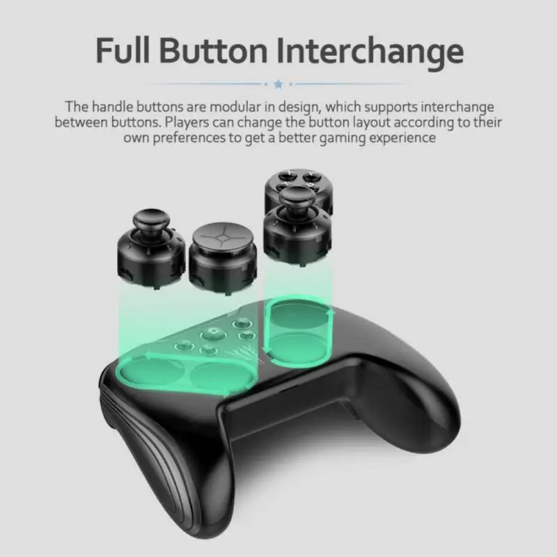 Controller New Type-c Removable Wireless For Arcade Joystick Modular Design Usb Compatible For Switch Gamepad Abs