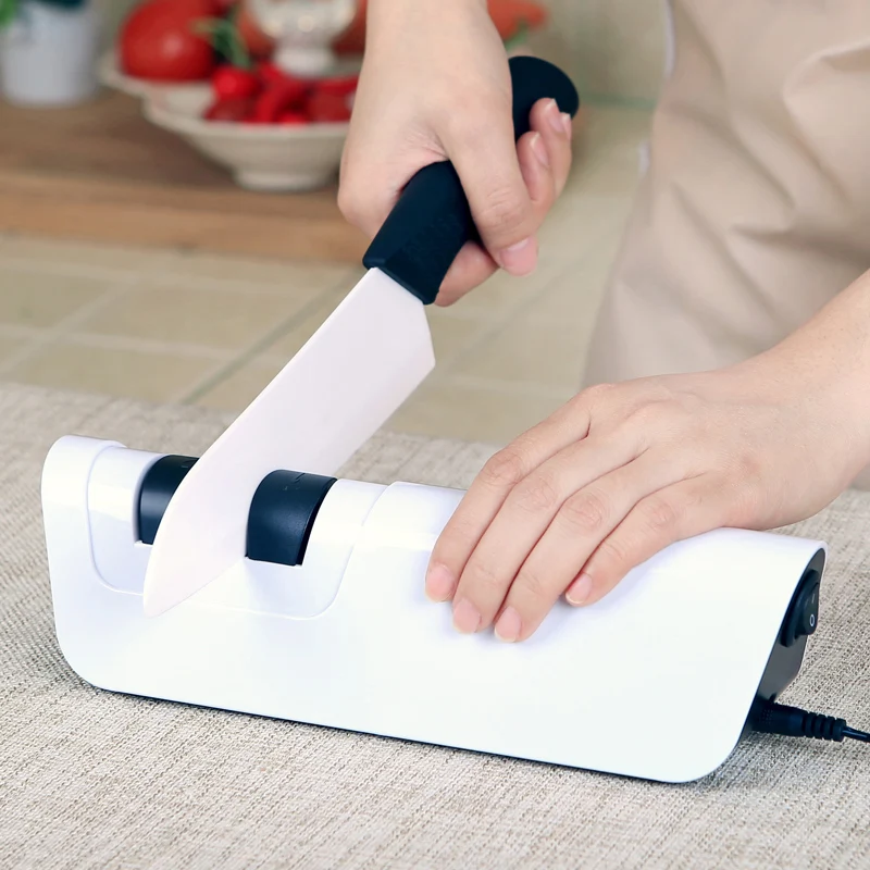 Электрическая точилка для ножей алмазная керамический точильный камень система