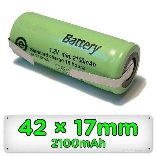 

Toothbrush Replacement Battery for Braun Oral-B 42mm x 17mm Ni-MH Rechargeable