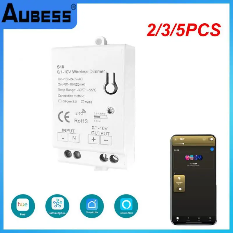 

2/3/5 шт. Регулируемый мини-переключатель для освещения, поддержка Smartthings Zigbee 3,0, пульт дистанционного управления диммером, беспроводной контроллер затемнения