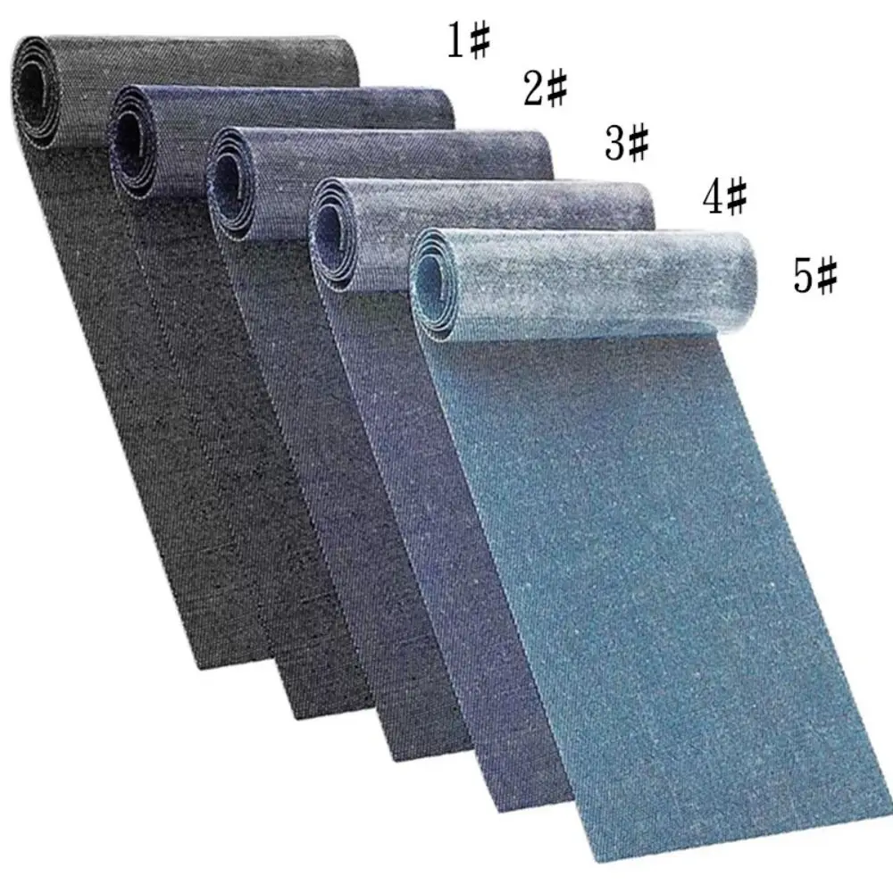 5 рулонов/упак. ткань для одежды одежда шитье ремонтная нашивка джинсовые нашивки