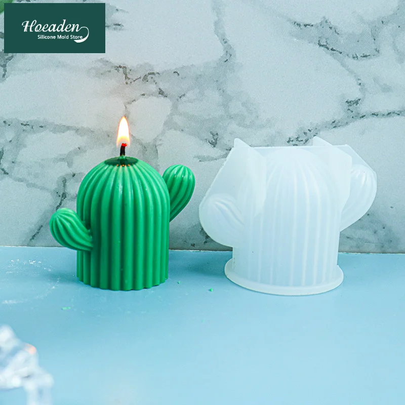

Cactus candle silicone mold Handmade Soap Epoxy Decoration Mould Cute Shape silicone Aroma Candle Soap molds Nice Home Decor