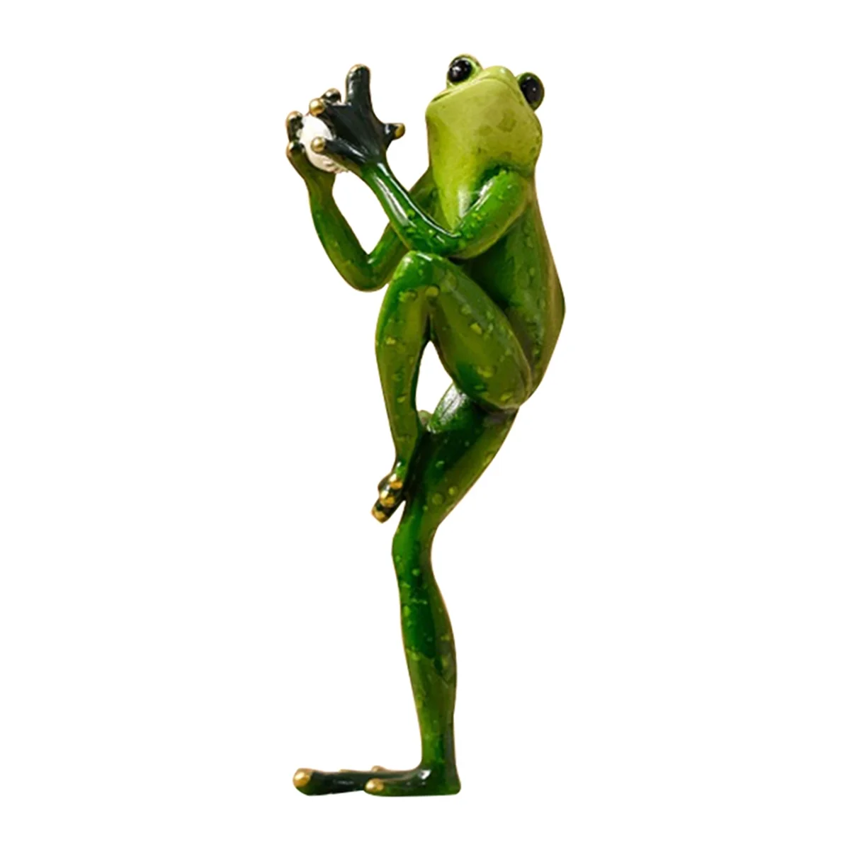 Благородная фигурка лягушки пасторальные изделия из смолы украшения для