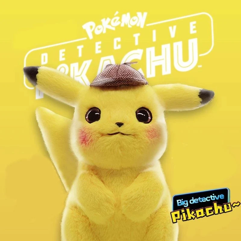 2022 Аниме Покемон детектив Пикачу плюшевые игрушки мягкие покемон аниме милые