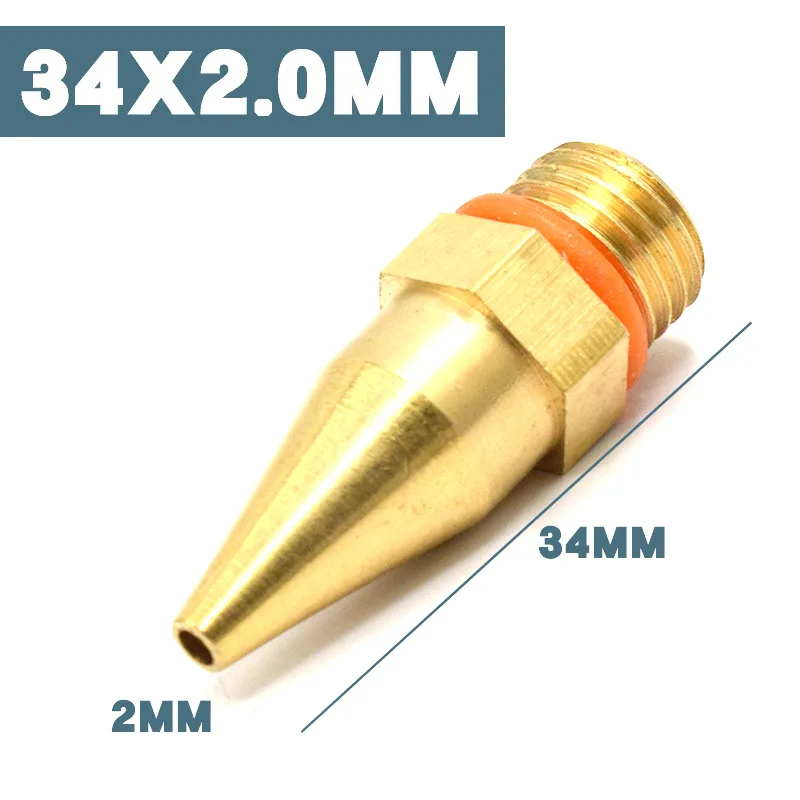 

Copper Hot-melt Glue Gunfor Nozzle Long Small Diameter 100x2.0m 100x2.0mm 11mm Thread 34x2.0mm 50x2.0mm 50x3.0mm