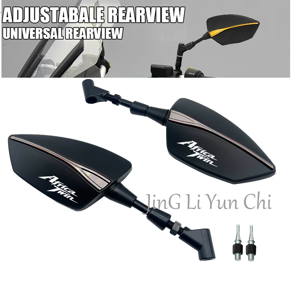 

Motorcycle MirrorsScrew Thread Left Right Rear Rearview Mirrors For HONDA AfricaTwin CRF1000L Africa Twin crf1000l