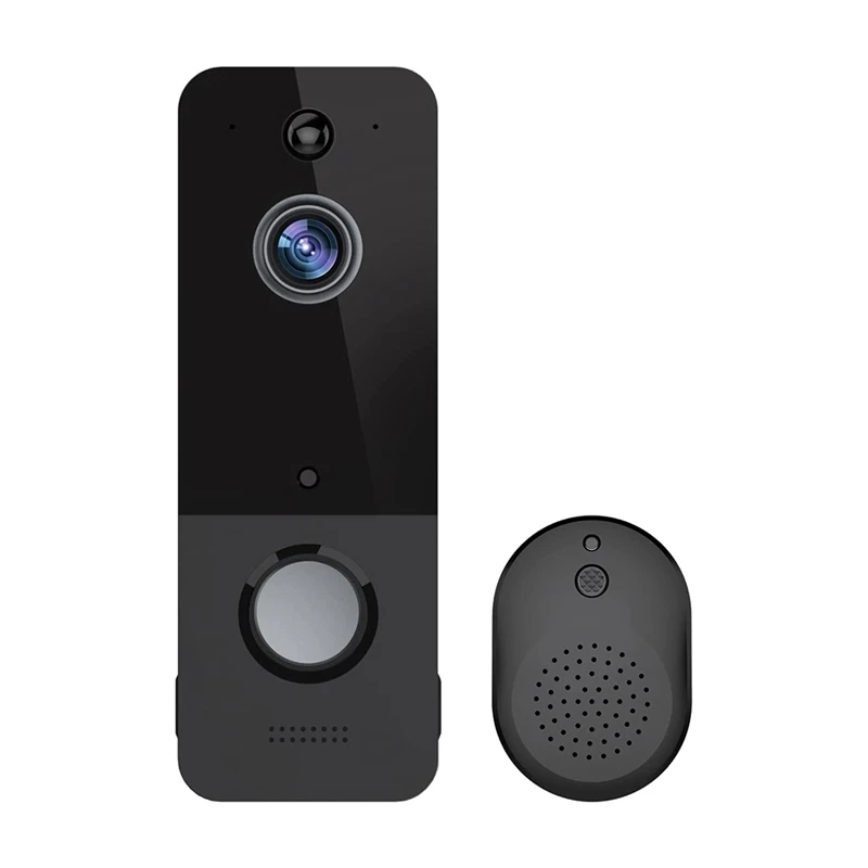 

Top Wireless Smart Video Doorbell Camera With PIR Motion Detection,2.4Ghz Wifi Night Vision Video Monitoring Doorbell