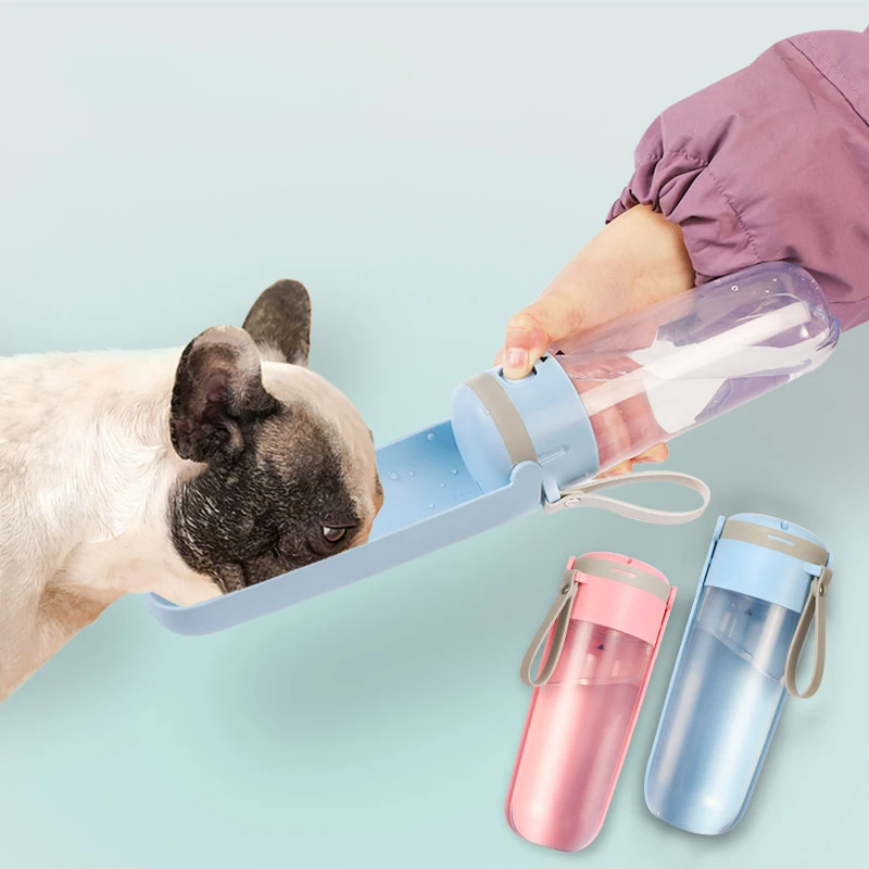

Портативная бутылка для воды для собак, семейная миска для кормления кошек и собак, походный диспенсер для питья для прогулок на открытом во...
