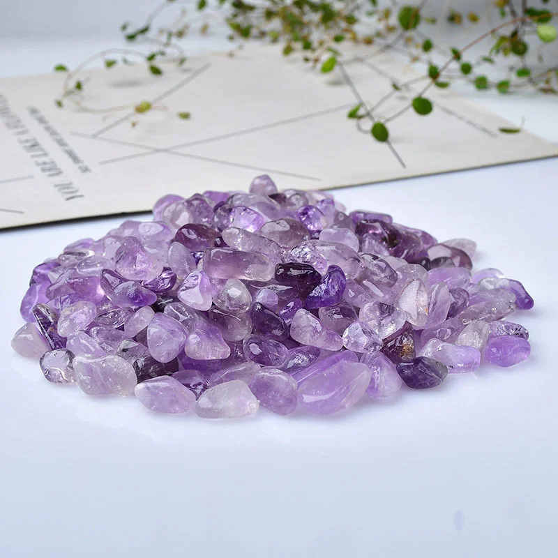 Натуральный драгоценный камень искусственные Аметистовые чипсы лечебный