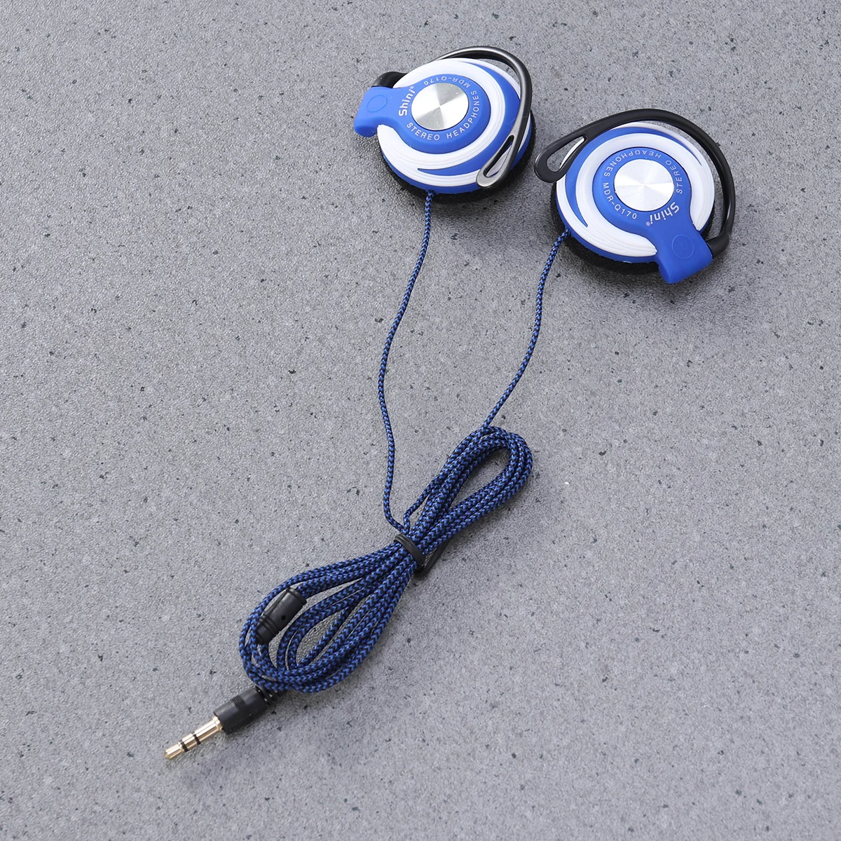 

3 5mm Earhook Earphone In-ear Wired Earbuds Headset Fitness Clip Headphones