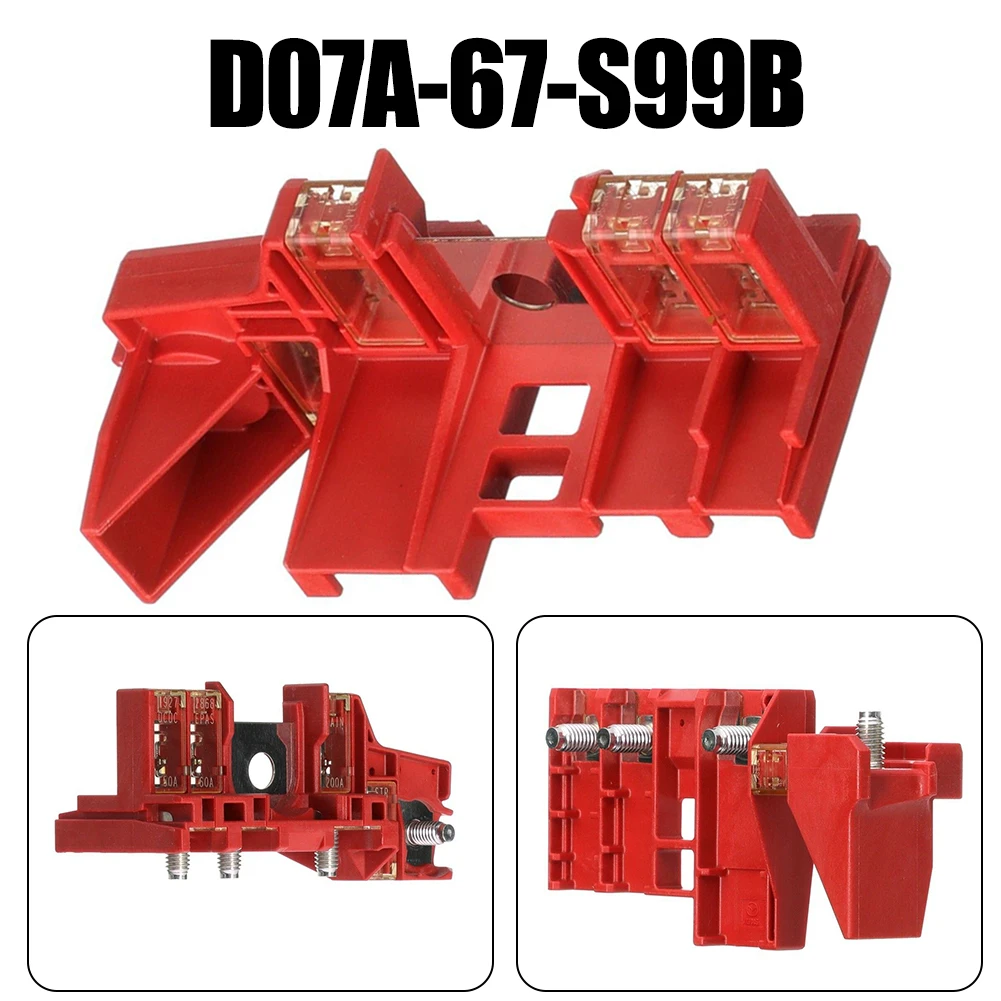 

Sale Red Fuse Block For Battery Terminal For Mazda3 CX-5 2013-2021 OEM Number D07A-67-S99B Replacement Car Accessories