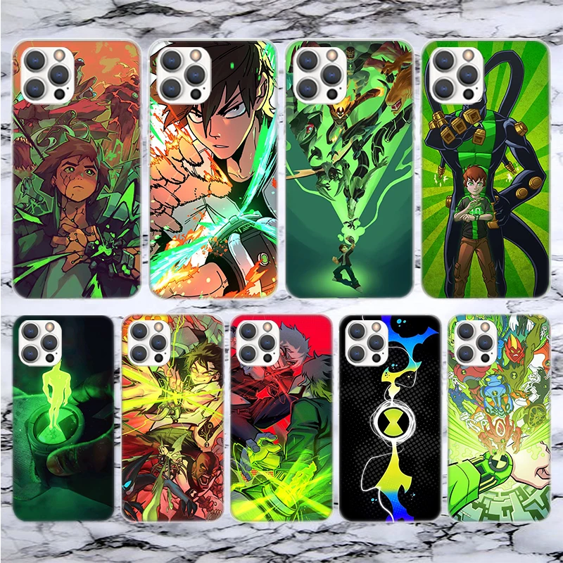 Мягкий чехол для телефона Ben Cartoon 10 iPhone 16 15 14 13 12 11 Pro Max X XR XS 7 Plus 8 + SE 16Max с узором по