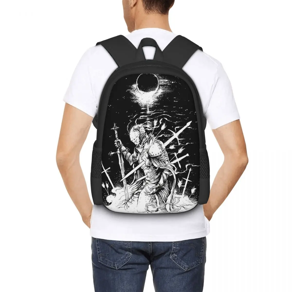 Dark Soul Praise The Sun Backpack for Girls Boys Travel RucksackBackpacks for Teenage school bag